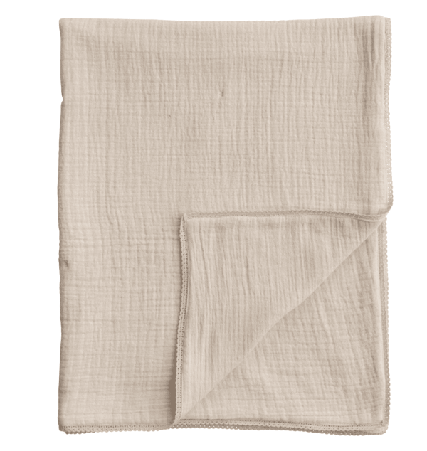 Double Cloth Baby Blanket, Blush Pink